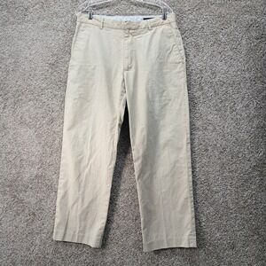 Banana Republic Mens Dress Chino Khaki Tan Pants 34x30 (Actual 28x28)